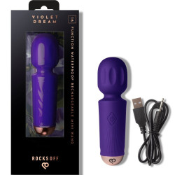 Rocks-Off - Mini Baguette Rechargeable 16 Fonctions Violet Dream